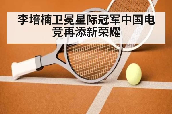李培楠卫冕星际冠军中国电竞再添新荣耀